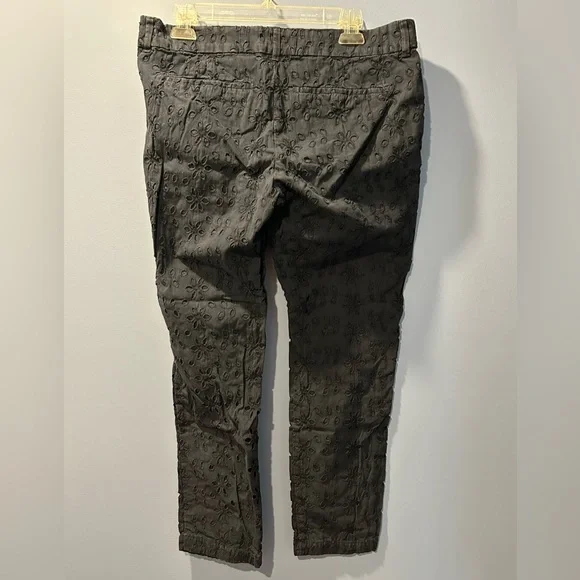 OLD NAVY Black eyelet pants- Dark Gray - Picture 2 of 6